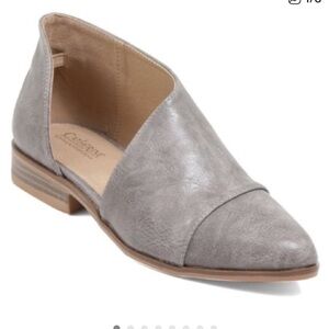 NEW Catherine Malandrino Gray Zwan D'orsay Women's Flats